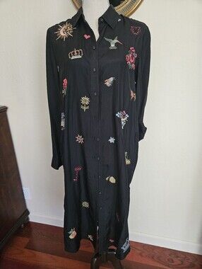 Johnny Was | Dresses | New Johnny Was Taline Velvet Boho Midi Dress In Coffee Bean